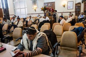 مراسم دعای کلیمیان برای سلامتی مقام معظم رهبری بمناسبت دهه فجر 